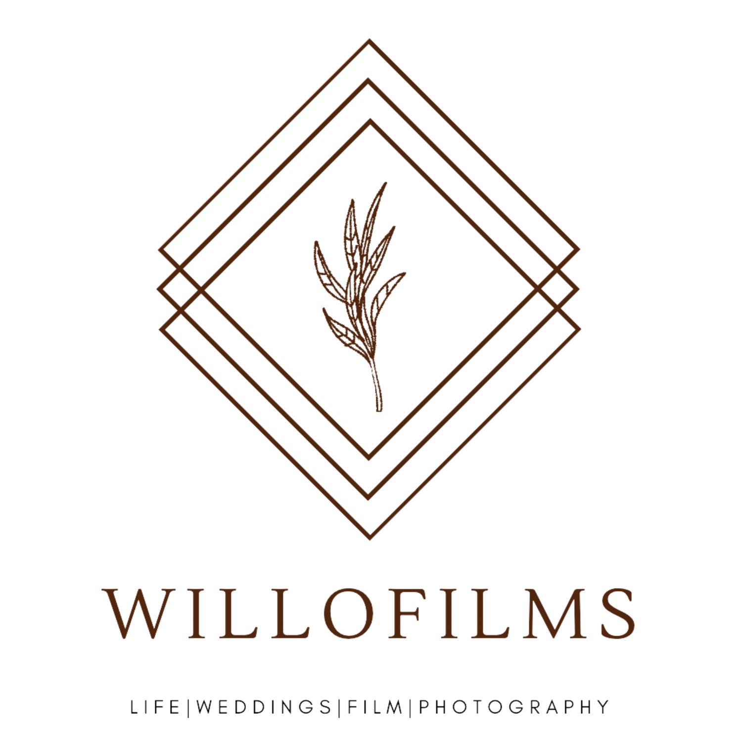 WILLOFILMS Logo - Professional Cinematic Wedding Videographer